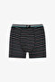 Men's Green Line Geometric Patterned 3-Piece Boxers - 4