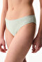 Light Green Pointel Floral Slip Panties