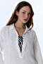 White Bia Long Sleeve Kaftan - 3
