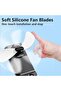 Portable Mini Misting Fan,USB Rechargeable 1500mAh Battery,4 Speed Settings,Handheld Pocket Fan with 55ml Water Tank for Travel and Office - 6