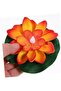 Floating Lotus LED Pool Lights,Waterproof Artificial Flower Pond Candles,6 Pieces - 4