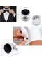 8-Piece Men's Cufflinks and Tuxedo Shirt Studs Set,316L Stainless Steel Shirt Accessories for Wedding and Business,Black Silver Gold - 4