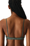 Green Paige Underwire Textured Bikini Top - 2