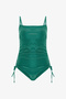 Green Lina Strapless Underwire Swimsuit - 6