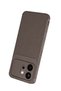 Huawei Honor 600 Compatible Auto Focus Carbon Cover - Gray Bezoss - 3