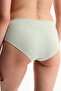 Light Green Pointel Floral Hipster Panties - 2