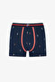 Men's Colorful Red Court Multi Boxer - 3