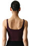 Burgundy Heart Neck Soft Textured Undershirt - 2