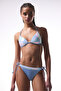 Sequin Blue Bikini Bottom - 5