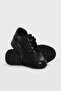 Genuine Leather Black Women's Casual Shoes 757Za25624 - 3