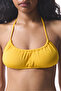 Marigold Minimal Cut Yellow Bandeau Bikini Top