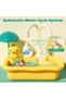Kids Kitchen Sink Toy with Running Water and Fishing Game,Electric Dishwasher Playset with Floating Toys and Utensils - 4