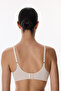 Ceramic Beige Invisible Lace Detailed Padded Bra - 6