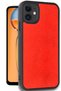 Apple iPhone 11 Compatible Case Aras Leather Cover - Red - 2