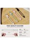 3 Pcs Silicone Headphone Organizer and Cable Ties,Reusable Fastening Cord Straps,Data Cable Storage Case,Mini Key Box,Soft Accessories Kit - 5