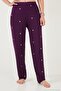Strappy V-Neck Elastic Waist Ribbed Pajama Set Women's Pajama Set 65780604 - 5