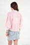 Waffle Textured Comfortable Fit Three Quarter Sleeve Shirt Women's Shirt 6982208 - 7