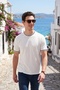 Cotton Regular Fit Stripe Detailed t Shirt Men's t Shirt 5904089 - 3