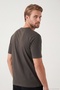 Cotton Relaxed Fit Crew Neck Basic t Shirt Men's t Shirt 5905884 - 6