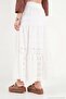 High Waist Elastic Brode Embroidered Flounce Maxi Length Skirt Women's Skirt 5866929 - 8