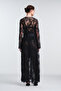 Pirra Lace Black Dressing Gown - Privee Collection - 3