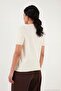 Soft Textured Crew Neck Short Sleeve Knitwear Blouse Women's Bluz 4617054 - 7