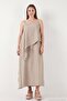 Thin Straps Slit Asymmetrical Flowy Modal Maxi Dress Women Dress 6922403 - 5