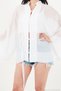 Hakim Collar Lace Detailed Casual Shirt Women's Shirt 6835098 - 5