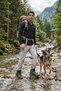 Normal Waist Narrow Leg Water Repellent Trekking and Courier Pants Men's Pants 693719