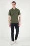 Cotton Short Sleeve Buttoned Polo t Shirt Men's Polo t Shirt 5904049 - 3