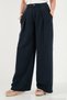 Relaxed Fit High Waist Wide Leg Pants Women's Pants 668Yp5515 - 4