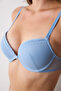 Wow Push up Mesh Light Blue Bra - 4