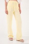 Cotton Tied Relaxed Fit High Waist Wide Leg Muslin Trousers Women's Pants 5866663 - 6