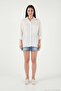 Comfortable Fit Chest Pocket Detailed Long Sleeve Shirt Women's Shirt 6982145 - 3