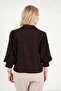 Waffle Textured Comfortable Fit Three Quarter Sleeve Shirt Women's Shirt 6982208 - 6