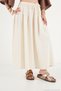 Cotton High Waist Tie Skirt Women's Skirt 668Ye4473 - 3