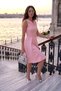 A-Line Regular Fit Collar and Belt Detailed Mini Event and Graduation Dress Women's Dress 6525740 - 3