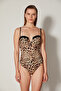 Leopard Print Puccini Corset Swimsuit-Free Masur Collection - 3