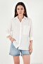 Comfortable Fit Chest Pocket Detailed Long Sleeve Shirt Women's Shirt 6982145 - 2