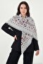 Fringed Ethnic Patterned 100 X 100 cm Shawl Women's Shawl 6941302 - 3