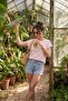 Cotton Comfortable Fit Crew Neck t Shirt Women's t Shirt 5866955