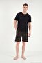 Cotton Regular Fit Tie Pocket Pajama Shorts Men's Shorts 6574004 - 3