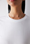 Off-White Crew Neck Loose Modal T-Shirt - 5