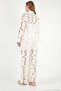 Comfortable Fit Guipure Lace Embroidered Wide Leg Suit Women's Suit 145m39423 - 7