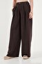 Relaxed Fit High Waist Wide Leg Pants Women's Pants 668Yp5515 - 5