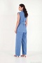 Double-Breasted Collar Tie Detail Wide Leg Suit Women's Suit 5866393 - 7