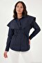 Cotton Cape Detailed Regular Fit Long Sleeve Shirt Women's Shirt 6774128 - 3