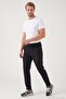Normal Fit Elastic Waist Straight Leg Trekking Pants Men's Pants 693159 - 4