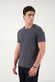 Cotton Regular Fit Striped Crew Neck t Shirt Men's t Shirt 5904030 - 4