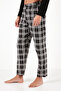 Plaid Pocketed Elastic-Waist 100% Cotton Regular Fit Pajama Set Men’s Pajama Set 657200 - 3